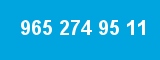 965 274 95 11